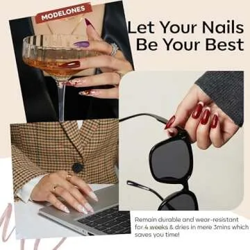 Modelones 40 Pcs Gel Nail Polish Set - Vibrant Colors