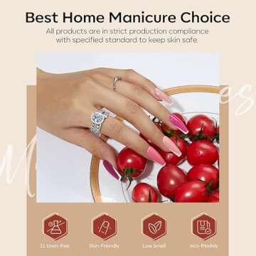 modelones 40 PCS Gel Nail Polish Set, 36 Colors Fall Winter White Nude Brown Black Gel Polish Kit Red Green Glitter Nail Gel Polish W Base& Matte Glossy Top Coat& LED Nail Art Gel DIY Gift