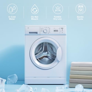 Comfort Spaces Queen Cooling Sheets, Moisture Wicking Coolmax Sheets, Soft, Colorfast Sheet Set, Cooling Bed Sheets For Hot Sleepers, Elastic Deep Pocket Fits Up to 16" Mattress, Queen Grey 4 Piece