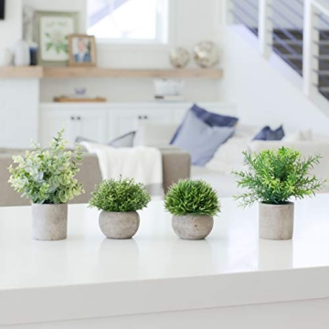 GreenCallow Mini Fake Plants Set for Home Decor