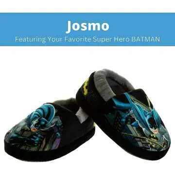 Batman Plush Toddler Slippers for Young Superheroes