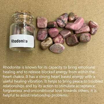 45 Crystal Gemstones in Bottles for Healing and Crafting