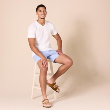 Amazon Essentials Men's Comfortable V-Neck Undershirts