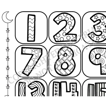 Zaffron Children’s Ramadan Count Down Calendar Poster with Sticker