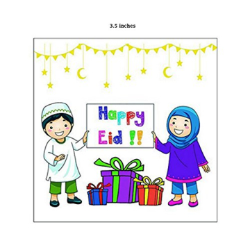Zaffron Children’s Ramadan Count Down Calendar Poster with Sticker