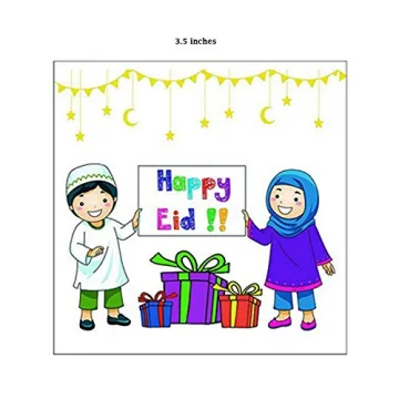 Zaffron Children’s Ramadan Count Down Calendar Poster with Sticker