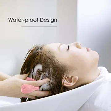 Electric Scalp Massager for Hair Growth, Electric Cute Rabbit Head Massager Shampoo Massage Comb Scalp Massager Vibrating Brush (Pink)