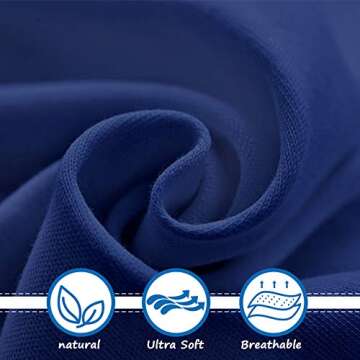 Pack and Play Sheets Fitted 2 Pack Mini Crib Sheets for Baby Boys Girls, Portable Playard Sheet, Ultra Soft Microfiber Playpen Sheets Compatible with Graco Pack N Play, Grey and Navy