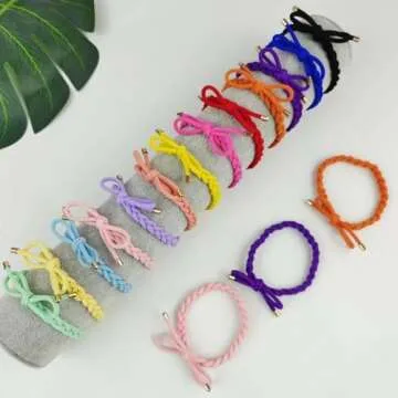 Colorful Braided Hair Ties Set – No Damage Hair Accessories