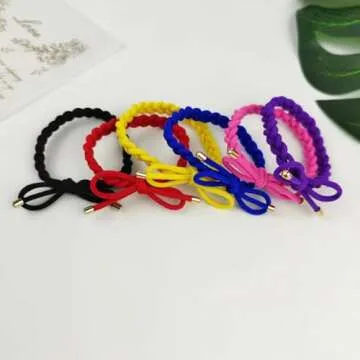 Colorful Braided Hair Ties Set – No Damage Hair Accessories