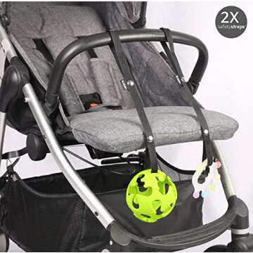 Universal Stroller Cup Holder, Universal Stroller Organizer Baby Bottle Holder - Stroller Accessory, Parent Cup Holder for Stroller/Bike