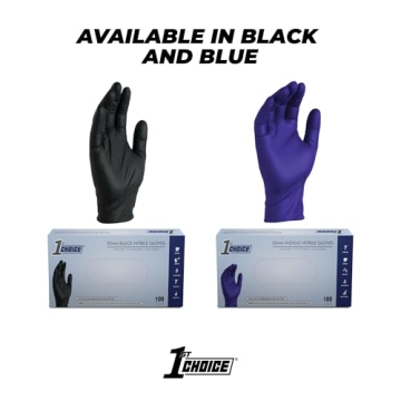 1st Choice Indigo Disposable Exam Gloves - 1000 Count