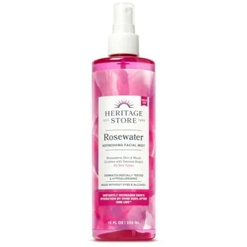 HERITAGE STORE Rosewater - Facial Mist for All Skin Types, 12oz