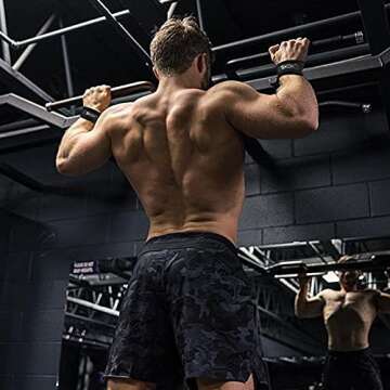 SKDK Cotton Hard Pull Wrist Lifting Straps Grips Band-Deadlift Straps with Neoprene Cushioned Wrist Padded and Anti-Skid Silicone - for Weightlifting, Bodybuilding, Xfit, Strength Training (Black)