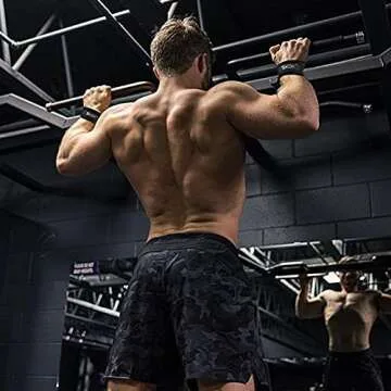 SKDK Cotton Hard Pull Wrist Lifting Straps Grips Band-Deadlift Straps with Neoprene Cushioned Wrist Padded and Anti-Skid Silicone - for Weightlifting, Bodybuilding, Xfit, Strength Training (Black)