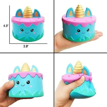 YOAUSHY 6 Pcs Jumbo Squishies for Kids Stress Relief Toys