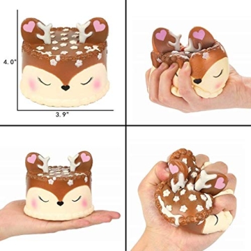 YOAUSHY 6 Pcs Jumbo Squishies for Kids Stress Relief Toys