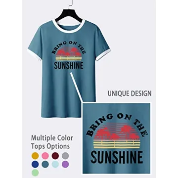 Nlife Bring On The Sunshine Graphic Tee for Women and Teens