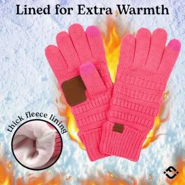 Warm Touchscreen Winter Gloves for Women | Funky Junque