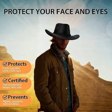UwantC Western Cowboy Hat for Men and Women - Stylish and Adjustable