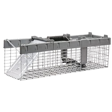 Havahart 1026 Small Humane Live Catch and Release Trap for Squirrels, Weasels, Chipmunks, White