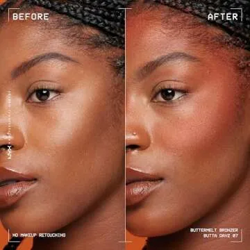 NYX PROFESSIONAL MAKEUP Matte Buttermelt Bronzer, Longwear Face Makeup with Up to 12 Hours of Wear, Vegan Formula - Butta Dayz