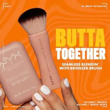NYX PROFESSIONAL MAKEUP Matte Buttermelt Bronzer, Longwear Face Makeup with Up to 12 Hours of Wear, Vegan Formula - Butta Dayz