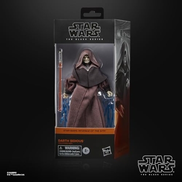 Darth Sidious Action Figure Black Series Star Wars Collectible