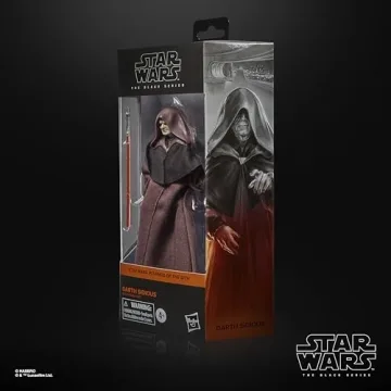Darth Sidious Action Figure Black Series Star Wars Collectible