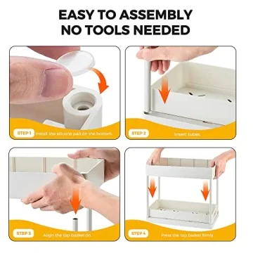 Ravinte Pull Out Under Sink Organizer 2 Tier Storage