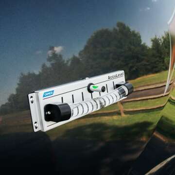 Camco Camper/RV AccuLevel - Features Front to Back and Side to Side RV Leveling - Easy to Install (2...