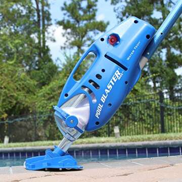 POOL BLASTER Max Cordless Pool Vacuum for Deep Cleaning & Strong Suction, Handheld Rechargeable Swim...