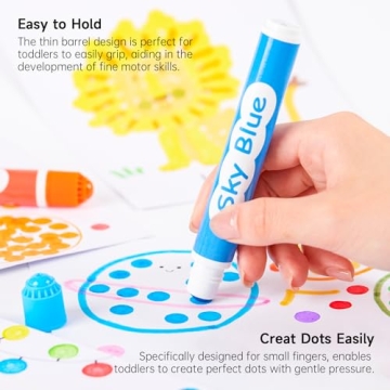 Shuttle Art Dot Markers for Toddlers - Washable & Non-Toxic