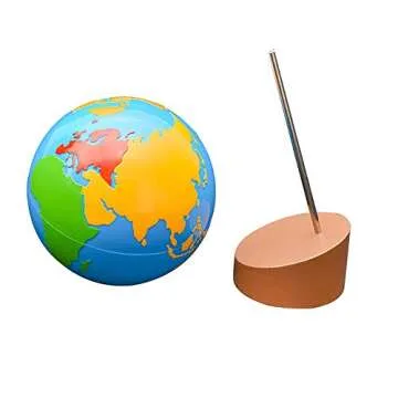 Montessori Globe - Vibrant World Parts for Kids Education