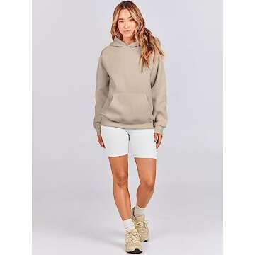 Stylish ANRABESS Women's Oversized Fleece Hoodie