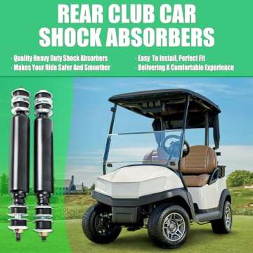 RANSOTO Golf Cart Rear Shock Absorbers for Club Car