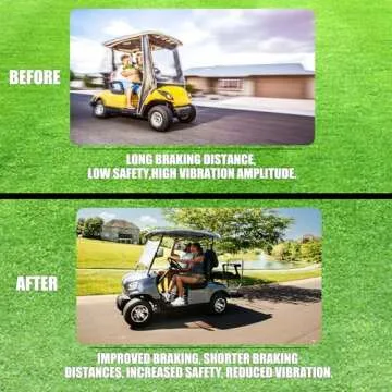 RANSOTO Golf Cart Rear Shock Absorbers for Club Car