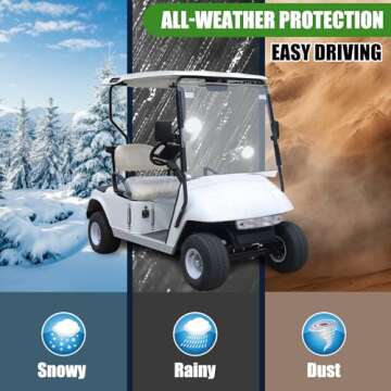 RANSOTO Golf Cart Rear Shock Absorbers for Club Car