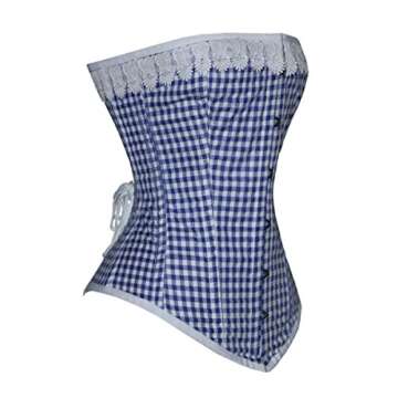 luvsecretlingerie 26 Double Steel Bone Waist Train Cotton Long Overbust Tight Shaper Corset #8428-TC