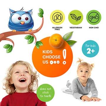 DR. MORITZ Kids Multivitamin Gummies - with Kids Vitamins A C D E B6 B12 Zinc and More - Complete Daily Support - Vegetarian and Non-GMO, 2 Pack (120 Count)