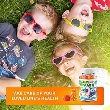 DR. MORITZ Kids Multivitamin Gummies - with Kids Vitamins A C D E B6 B12 Zinc and More - Complete Daily Support - Vegetarian and Non-GMO, 2 Pack (120 Count)
