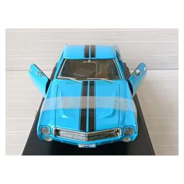 OIMOLO Scale Car Models for AMC AMX 1969 1:18 Alloy Muscle Car Model Miniature Metal Car Toy Collectibles Pre-Built Model Vehicles