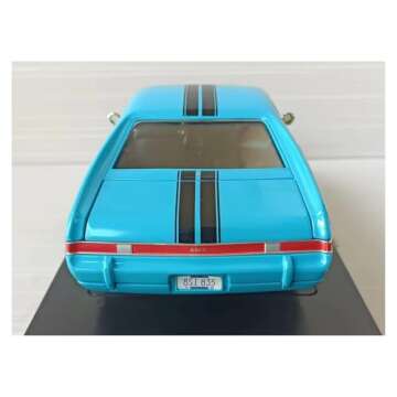 OIMOLO Scale Car Models for AMC AMX 1969 1:18 Alloy Muscle Car Model Miniature Metal Car Toy Collectibles Pre-Built Model Vehicles