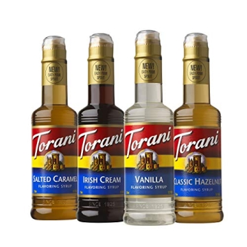 Torani Syrup Variety Pack - 4 Classic Flavors for Drinks