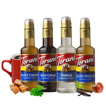 Torani Syrup Variety Pack - 4 Classic Flavors for Drinks