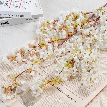 Sunm Boutique Silk Cherry Blossom Branches Set of 3