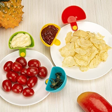 Brvnpily Dip Clips Set - Enhance Meals with Fun Dips