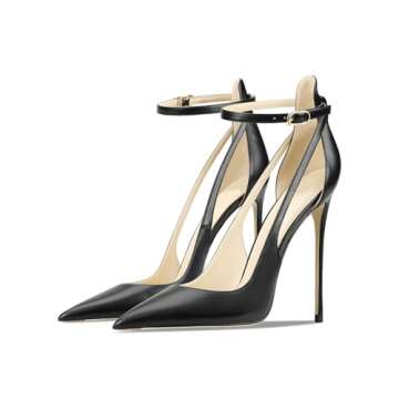 Stylish Qunvngutui Women's Pointed-Toe High Heels