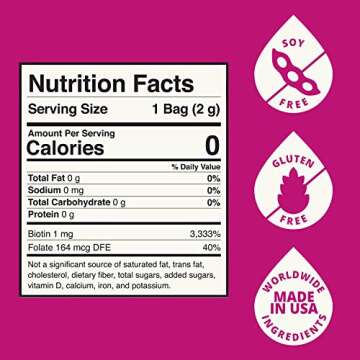 VitaCup Beauty Blend Infused Tea 28 ct |Keto|Paleo| Jasmine Herbal Rooibos Caffeine Free Tea with Collagen Types I & III, Biotin (B7) & Methylfolate (B9) Helps Support Healthy Hair, Skin & Nails