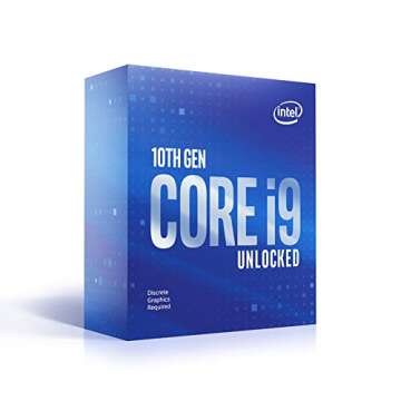 Intel Core i9-10900KF Desktop Processor 10 Cores up to 5.3 GHz Unlocked Without Processor Graphics L...